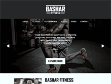 Tablet Screenshot of basharfitness.com